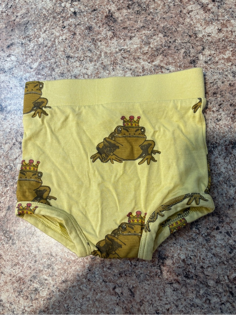 kate quinn bamboo Yellow Crowned Frog Knit Shorts